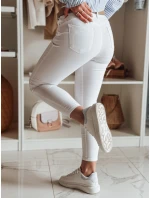 Dámské džínové úzké kalhoty TRENZI white FashionStreet UY2443 Dámské džínové úzké kalhoty TRENZI white FashionStreet UY2443