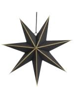 FSC 18x75CM ČERNÁ 7 ARMÁDY MICA DEKORATIVNÍ PAPÍR ZÁVĚSNÝ STARLET