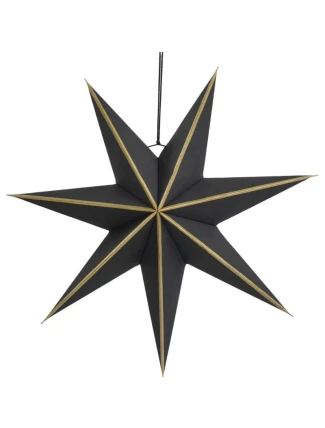 FSC 18x75CM ČERNÁ 7 ARMÁDY MICA DEKORATIVNÍ PAPÍR ZÁVĚSNÝ STARLET