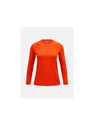Termotriko PEAK PERFORMANCE Spirit Crew Women, červené Termotriko PEAK PERFORMANCE Spirit Crew Women, červené