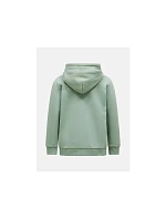 Dámská mikina PEAK PERFORMANCE W Original Small Logo Hood, zelená barva