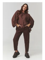 Dámská košile model 221046 Makadamia Dámská košile model 221046 Makadamia