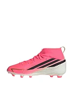 Dětské kopačky adidas F50 Hyperfast League Mid FG pink KK1315