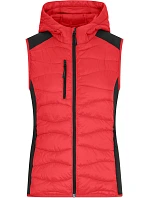 Daiber JN 1327 Dámská strečová fleecová vesta 02.1327 red/black