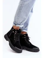 Dámské zateplené semišové kotníkové boty Jailina Trapper Dámské zateplené semišové kotníkové boty Jailina Trapper