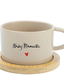 Našej Mamičke - krémový hrníček makronka 200 ml