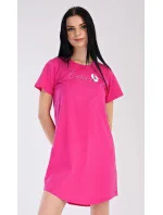 Dámská noční košile s krátkým rukávem I love you Dámská noční košile s krátkým rukávem I love you