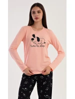 Dámské pyžamo dlouhé Let me sleep Dámské pyžamo dlouhé Let me sleep