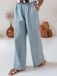 Dámské džínové kalhoty DENIMJOY světle modré FashionStreet UY2717