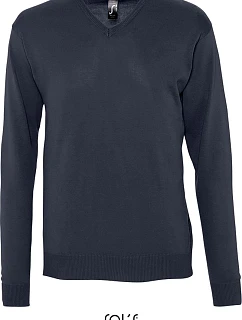 SOL'S Galaxy Men Pánský svetr s výstřihem do V 25.9500 navy