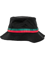 Flexfit 5003S Klobouk "Stripe" 55.003S black/fire red/green