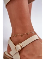 Dámské Ploché Sandály Z Ekokože S.Barski KV27-003 Beige Dámské Ploché Sandály Z Ekokože S.Barski KV27-003 Beige