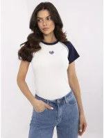 NM TS Tričko V7940.17 tmavě modrá a bílá