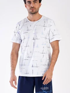 Pánské pyžamo šortky Plachetnice