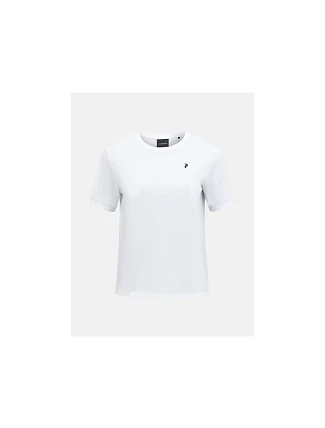 Tričko PEAK PERFORMANCE Explore Graphic Tee Women, bílé Tričko PEAK PERFORMANCE Explore Graphic Tee Women, bílé