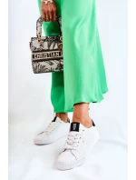 Dámské Kožené Tenisky BIG STAR HH274071 Bile-Černé