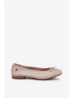 Kožené Baletky Dámské Maciejka P6800-04 Béžové
