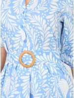 Šaty D74516M30485A světle modré Šaty D74516M30485A světle modré