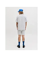 Jack&Jones pánské šortky JPSTJAIDEN COBA STRIPE JOG SHORTS REG SN 12274413 CLOUD DANCER/STRIPES