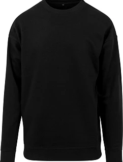 Build your Brand BY 075 Mikina z těžké bavlny 56.0075 black