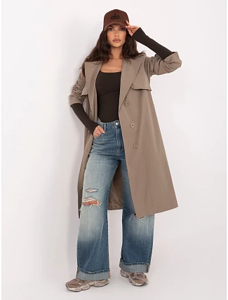 Kabát IT EN FL8808.32 tmavě khaki