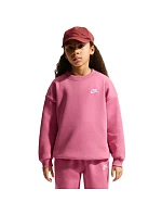 Dětská mikina Nike Sportswear Club Fleece Pink FD2923 641 Dětská mikina Nike Sportswear Club Fleece Pink FD2923 641