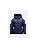 Dětská péřová bunda Peak Performance Jr Helium Down Hood Jacket, barva tmavě modrá