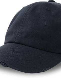 Atlantis Headwear Dad Hat Destroyed-S 6 panelová baseballová kšiltovka 33.0243 navy