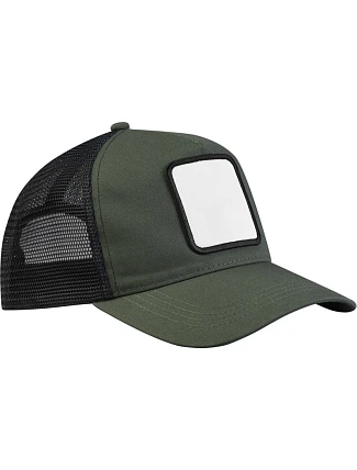 Beechfield B 636 5 Panelová trucker kšiltovka s nášivkou 53.0636 olive green/black