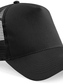 Beechfield B 640 5 panelová Trucker kšiltovka 53.0640 black/black