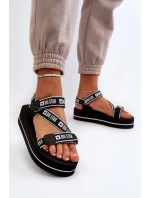 Dámské sandály na platformě Big Star NN274A525 Černé