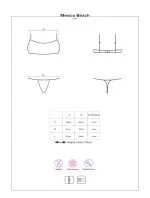 Svůdné dvoudílné plavky Mexico Beach růžová - Obsessive Svůdné dvoudílné plavky Mexico Beach růžová - Obsessive