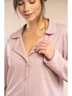 Belle Reverie MK 42 Blush Hour pyžamo délka/r S-L rozepínací Belle Reverie MK 42 Blush Hour pyžamo délka/r S-L rozepínací