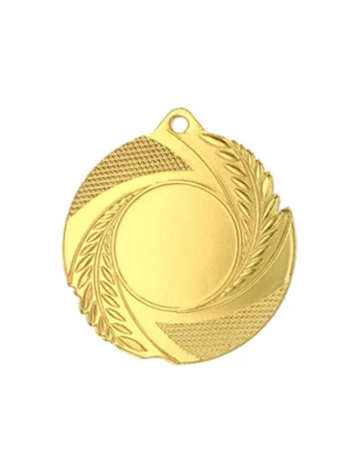 Obecná zlatá medaile s prostorem pro emblém 25 mm - ocelová medaile