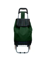 NÁKUPNÍ VOZÍK NA KOLEČKÁCH S RÁMEM 31L ZELENÝ