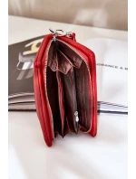 Velká Dámská Peněženka S Ražbou Eko Kůže Červená Martiel Velká Dámská Peněženka S Ražbou Eko Kůže Červená Martiel