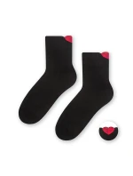 Dámské ponožky Steven art.136 Srdce