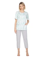 Dámské pyžamo 657 green plus - REGINA Dámské pyžamo 657 green plus - REGINA