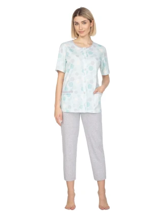 Dámské pyžamo 657 green plus - REGINA Dámské pyžamo 657 green plus - REGINA