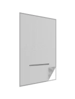 MOSKYTIÉRA NA STŘEŠNÍ OKNO 140X170 ČERNÝ POLYESTER + PÁSEK NA SUCHÝ ZIP