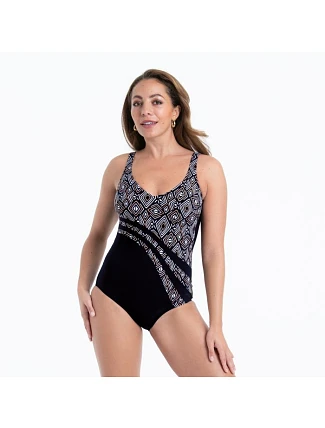 Style Luella jednodílné plavky 7317 černo/zlatá - Anita Classix Style Luella jednodílné plavky 7317 černo/zlatá - Anita Classix
