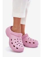 Dámské Plážové Sandály Na Masivní Podešvi Big Star RR274A120 Růžové