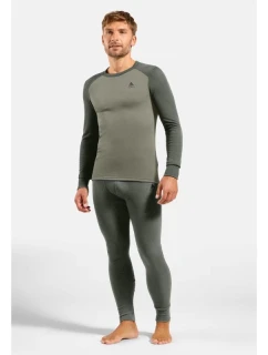 Termoaktivní prádlo - Odlo Set ACTIVE WARM Special Set velikost M Dark Grey