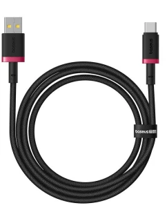 Baseus Dura USB-Type C 60W kabel 1m (červený/černý)