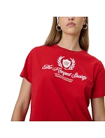 Dámské tričko 4F F2738 červená 4FWSS26TTSHF2738 62S