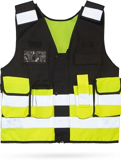 Korntex KXELTAC – Stammheim Multifunkční vesta "Tactical" 76.LTAC black/hi vis yellow