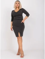 Šaty RV SK 7825.41 tmavá khaki Šaty RV SK 7825.41 tmavá khaki