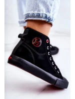 Dámské vysoké tenisky Cross Jeans JJ2R4055C černá Dámské vysoké tenisky Cross Jeans JJ2R4055C černá