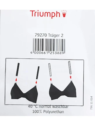 Ramínka Ersatztraeger Transparent 792 70 X - GREIGE - transparentní 0099 - TRIUMPH Ramínka Ersatztraeger Transparent 792 70 X - GREIGE - transparentní 0099 - TRIUMPH