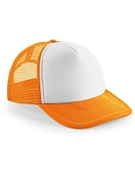Beechfield B 645 5 panelová kšiltovka Vintage Trucker 53.0645 orange/white
